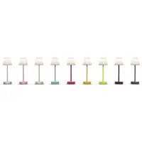 Newgarden Lampada LED da tavolo Lola Slim con batteria ricaricabile, grigia