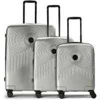 Gabol Radar 4 ruote Set di valigie 3 pezzi espandibile color argento