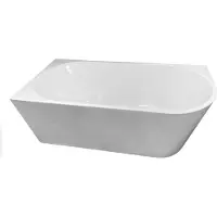 Badplaats Vasca da Bagno Isia 170 x 78 x 60 cm – Vasca Angolare – Bianco Lucido – Sinistra