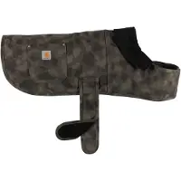 Carhartt Dog Camo Chore Coat Cappottini per cani (S - Hals 25-38 cm Brust: 40-53 cm, tarmac / duck camo)