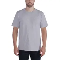 Carhartt Non-Pocket Short Sleeve T-shirt Uomo (XS, grigio)