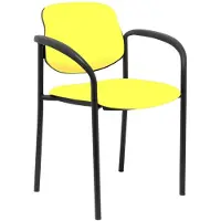 Nowy Styl Sedia Da Ufficio Fissa Con Braccioli Styl Faux Leather With Arms