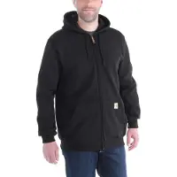 Carhartt Zip Hooded Sweatshirt Felpa con cappuccio Uomo (S, nero)