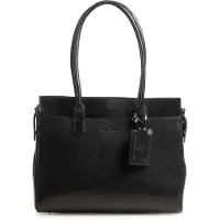 Castelijn & beerens Ellen Borsa a spalla Protezione RFID Vera Pelle 40 cm Vano porta PC nero