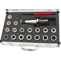 HBM Set di mandrini 21 pezzi ISO 40 ER32