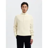 Selected Maglione A Mezza Cerniera Uomini Bianco M