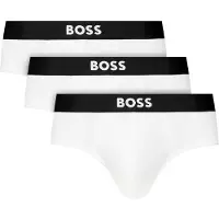 BOSS per uomo. 50546561 Set 3 Slip Logo in vita bianco (M), Homewear, Cotone