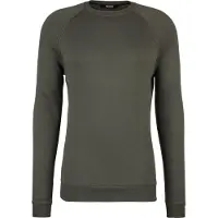 Stoic MerinoFlatFleece240 SolbergSt. Crew Pullover in lana merino Uomo (XL, marrone)