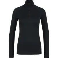 Stoic Women's Merino240 BengtSt. Half Zip Intimo lana merinos Donna (L, nero)