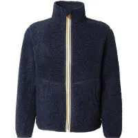 K-way Felpa uomo blu scuro reversibile Pascal sherpa polar double