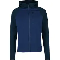 Stoic MerinoFleece335 KuolpaSt. II Zip Hoody Felpa di merino con cappuccio Uomo (S, blu)
