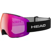 Head - Maschera da sci - Magnify 5K Red/Black in Silicone - Nero