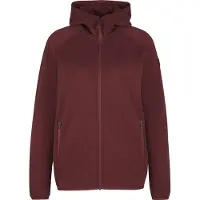 Stoic Women's MerinoFleece335 MMXX. Lulea Zip Hoody Giacca in pile Donna (M, rosso)