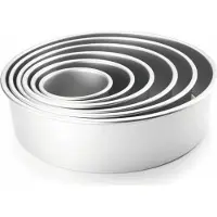 Ibili Stampo Rotondo Dritto Extra Alto 20x10 Cm