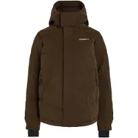 O'Neill Giacca sportiva 'Cruz Hybrid' marrone scuro / nero / bianco