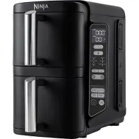 Ninja Friggitrice ad aria verticale Double Stack da 7,6 L in Nero | SL300EU | di SharkNinja