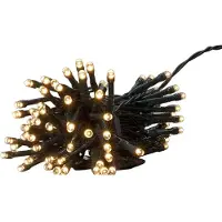 Nedis Luci di Natale | Stringa | 48 LED | Bianco caldo | 3,60 m | Effetti di luce: 7 | Per interni o esterni | Alimentazione a batteria