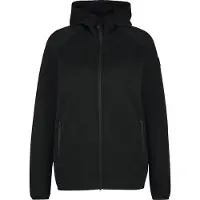 Stoic Women's MerinoFleece335 MMXX. Lulea Zip Hoody Giacca in pile Donna (S, nero)