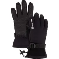 Heber Peak Kids CedarHe. Insulated Ski Glove 5 Finger Guanti Bambini (4, nero)