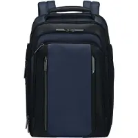 Samsonite zaino da uomo in materiale idrorepellente con spallacci ergonomici blu