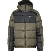 Columbia Sportswear - Piumino con cappuccio isolante - Pike Lake II Hooded Jacket Stone Green Shark per Uomo in Poliestere Riciclato - Taglia L - Kaki
