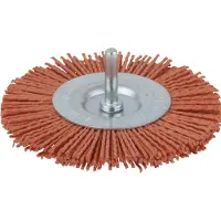 Wolfcraft Spazzola a disco in nylon Ø100 mm