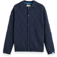 Scotch & Soda Open Work Long Sleeve Shirt Sky Captain Taglia: L | Maglioni a maglia Outlet | Uomo