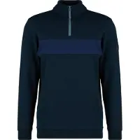 Stoic MerinoFleece335 MMXX. Lulea II Half Zip Pullover in lana merino Uomo (3XL, blu)