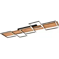 TRIO Lighting Harper LED plafoniera a cinque quadrati