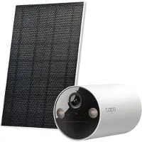 TP-LINK telecamera esterna con pannello solare TC82 Tapo bianca