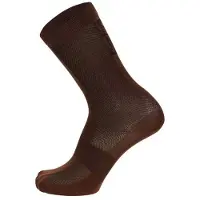 Santini Cycling High Socks Q-Skin Puro Calze da ciclismo (44-47 - XL/XXL, marrone)