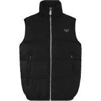 Philipp Plein Gilet imbottito in tessuto tecnico con collo alto e zip