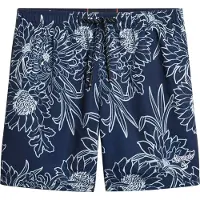 Superdry per uomo. M3010231A Costume da bagno stampato realizzato in materiale marino riciclato (L), Beachwear, Polister riciclato, Sostenib