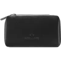 Windrose Ambiance Scatola per gioielli Vera Pelle 12.5 cm nero