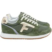 Faguo Sneakers basse ELM SYN WOVEN SUEDE donne - Kaki - 41