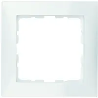 Berker Cornice Berker, quadrupla, S.1, bianco polare, opaco, 1 pz.