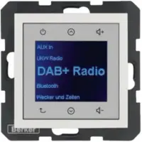 Berker Radio DAB+, Bt., S.1/Bx p w., gl. - Radio 30848989
