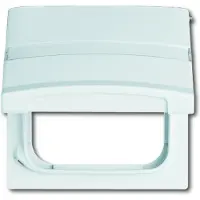 Busch-Jaeger 2118 GKN-34 Anello intermedio con coperchio incernierato e campo di etichettatura All-weather 44 bianco alpino
