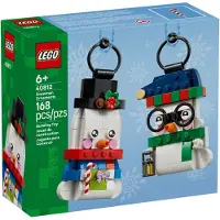 LEGO Pupazzi di neve ornamentali