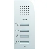 Gira Stazione domestica da parete 125001 Sistema 55 bianco crema (125001)