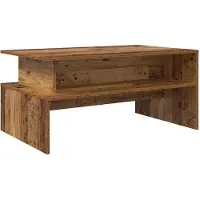 vidaXL Tavolino in legno vecchio 90 x 55 x 42,5 cm Materiale a base di legno