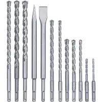 Einhell kwb by Accessori per trapani a percussione SDS-Plus set di scalpelli 12tg