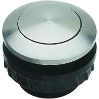 Grothe Pulsante a campana , 1-gang 62002 Alluminio 24 V/1,5 A (62002)
