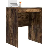 vidaXL Scrivania in rovere fumé 60 x 50 x 76 cm