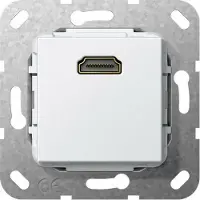 Gira 4846861. Buchsen-Typ: HDMI. Produktfarbe: Weiß (4846861)