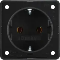 Hager Presa di corrente Berker SCHUKO nero opaco 947782503