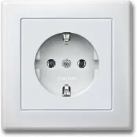 Merten SCHUKO presa di corrente pws piastra di copertura completa MEG2301-1619