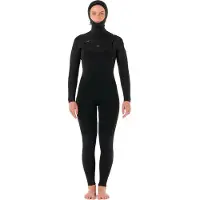 Rip Curl Muta In Neoprene A Maniche Lunghe Con Cappuccio E Cerniera Sul Petto Da Donna Dawn Patrol H 5/4 Mm