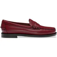 Sebago per donna. 76112KW Mocassini classici in pelle Dan color marrone (38), Basso, Nessuno, Casual, Granata, Classico