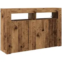 vidaXL Credenza in legno di recupero 116 x 30 x 75 cm Materiale a base di legno